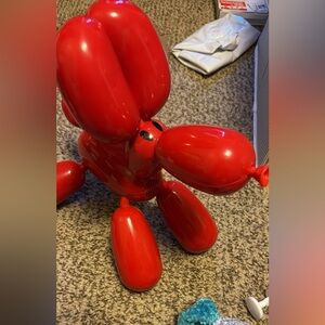Red Balloon Dog Figurine